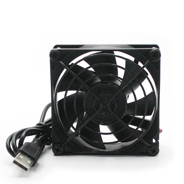 90mm 9cm USB mini fan 5V USB grille with silent receiver cooling fan for DVR receiver /Playstation/Xbox/ router/TV set-top box