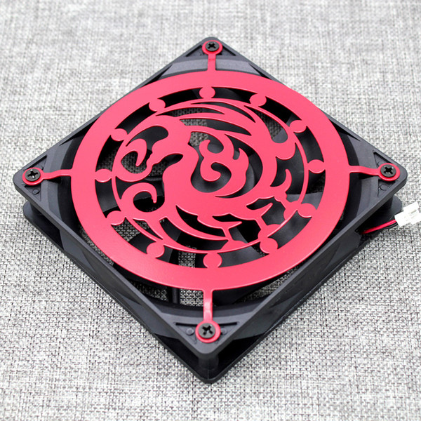 12CM USB Silent Cooling Fan with Dragon Metal Mesh for Airport Express Router