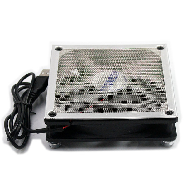 12cm 120mm USB 5V noiseless cooling fan, aluminum frame grille, silicone pad, suitable for router, set-top box, broadband cat