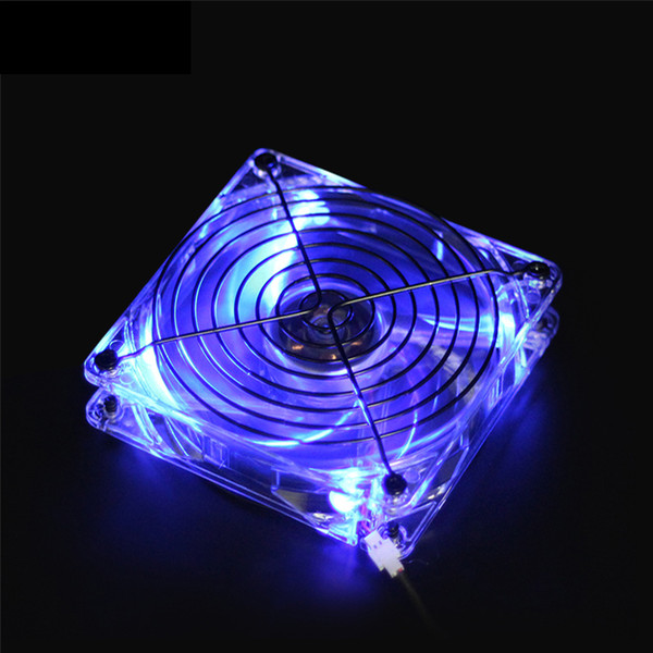 USB silent LED cooling fan with double grids, suitable for airport fast router, HDD chassis, PS, Xbox, 120 x 120 x 25 mm cooler.