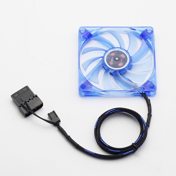 NEW 8cm ultra-thin fan 8010 Ice blue power CPU cooling fan 8cm HTPC mini chassis fan 8cmX8cmx1cm