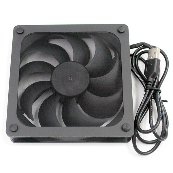 Portable desktop USB 12cm cooling fan with magnetic suction dust screen is suitable for laptop, router, TV set-top box