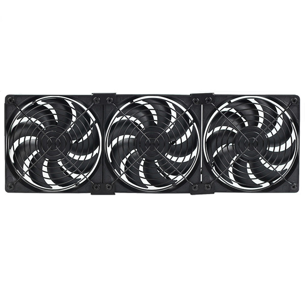 12cm multi-fan combination, 120mm high speed low noise cooling fan for ETH / ETC / ZCash GPU mining chassis rig open rack