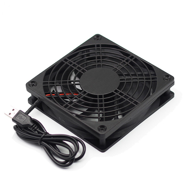 Quiet 120mm*120mm*25mm USB Fan for Receiver DVR Playstation Xbox Computer Cabinet Cooling