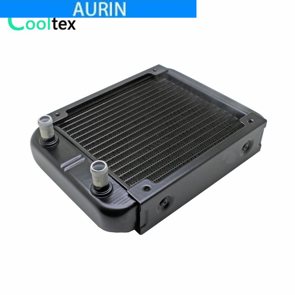 R120C 120mm Aluminum Water Cooling Radiator 12cm Computer CPU Laser Cooler Heat Exchanger Compatible with 12cm Fan