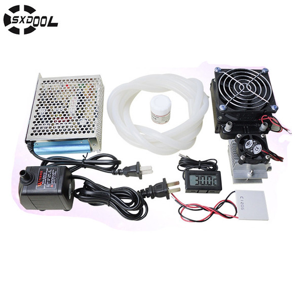 SXDOOL Cooling Semiconductor refrigeration cooling water system of small mini pets conditioner enclosure cooling fan