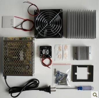 DIY Cooling System Learning Packages Thermoelectric Cooler Peltier TEC1-12706 Kit Cold Plate Refrigeration Space Cooling Study Kit