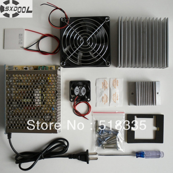 SXDOOL Cooling!cooling system learning packages Thermoelectric Cooler Peltier TEC1-12706 Cold plate refrigeration learning kit