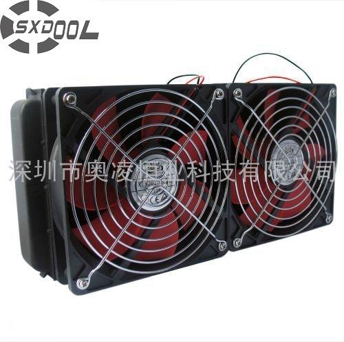 AURIN 240mm Water cooling radiator double fans For computer water cooling discharge radiator strong wind Recommend!