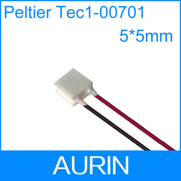 Minitype peltier TEC1-00701 5 * 5 mm pendingin thermoelectric, Modul peltier