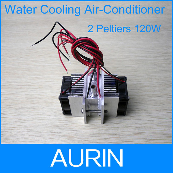 25$=X151 Water cooling air conditioner Peltier module semiconductor refrigerator core air conditioning 2pieces peltier 120W