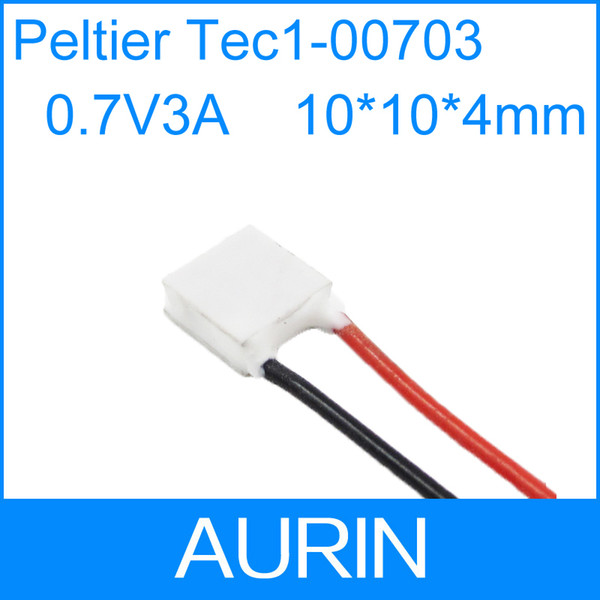 Minitype peltier TEC1-00703 10 * 10mm pendingin thermoelectric, Modul peltier