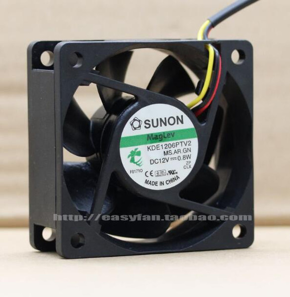 Original SUNON KDE1206PTV2 12V 0.8W 60256CM 2/3 wire heat dissipation fan