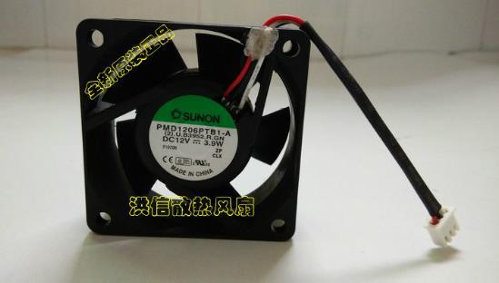 SUONO 6025 PMD1206 PTB1-A(2). U. B3952.R. GN DC12V 3.9W 6CM 60*60*25MM 3-line fan