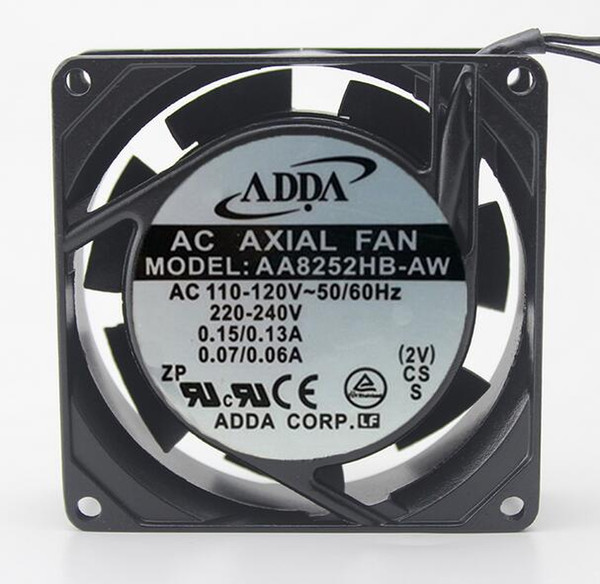 Wholesale: ADDA 8025 AA8252HB-AW 8CM dual ball 220V dual voltage AC axial fan