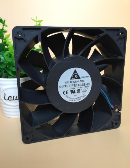 Original Delta FFB1424SHG 14050 140 * 140 * 50mm 24V 2.3A 2/3/4 line converter fan