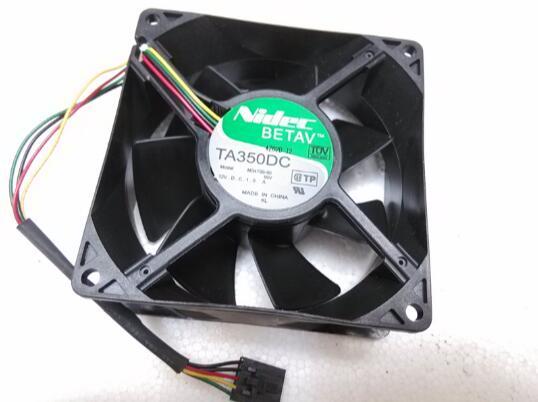 Original NIDEC TA350DC M34789-90 9238 92*92*38MM 12V 1.A four line server fan