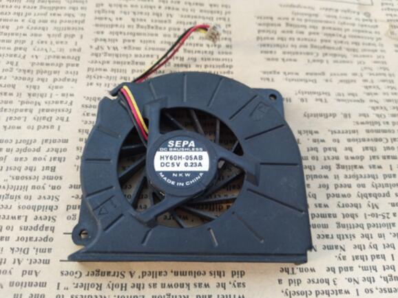 Original SEPA HY60H-05AB 5V 0.23A G50 3 Line Notebook CPU Fan