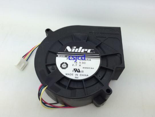 NIDEC 9733 A35397-35BRA 12V 2.7A Four-wire Violent Fan Blower Turbine Fan