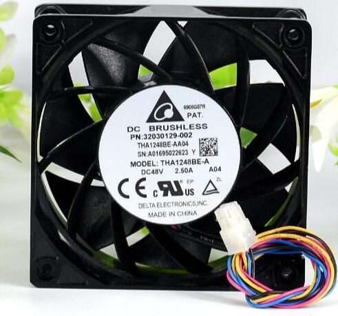 Delta THA1248BE 48V 2.50A 12038 12 cm 48V Four-wire violent Aluminum frame Fan