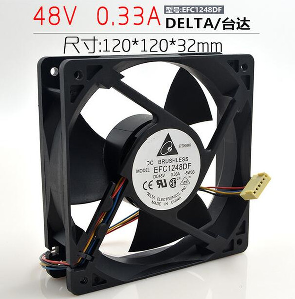 Delta EFC1248DF-F00 12032 48V 0.33A 12cm 120*120*38MM4 line fan