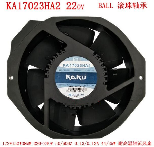 The original KAKU card fixing fan KA17023HA2 17238 220V high temperature water cooling fan