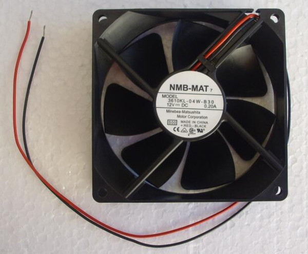 NMB 9025 9CM 0.20A 3610KL-04W-B30 2 line double ball fan