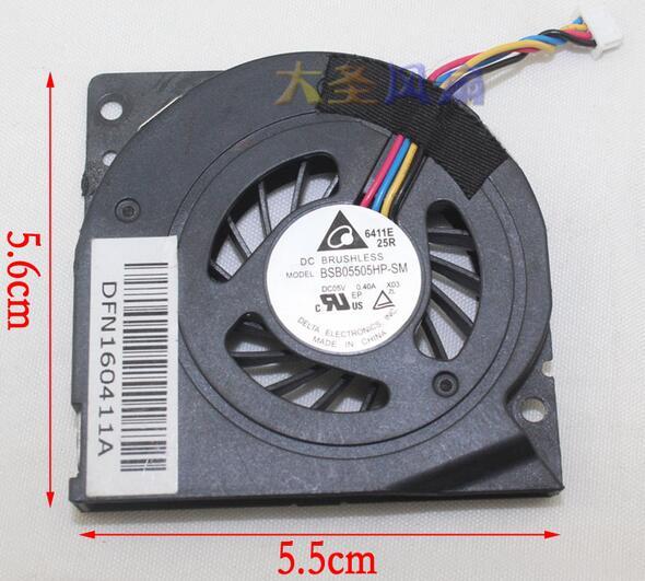 Delta BSB05505HP-SM dedicated 5V 0.4A 4 line motherboard cooling fan