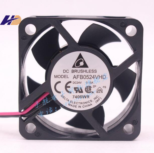 Wholesale: original DELTA AFB0524VHD 5020 24V 0.15A 2 line double ball fan inverter