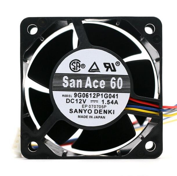 SANYO 9G0612P1G041 6038 6cm 12V 1.54A 4 line PWM speed fan