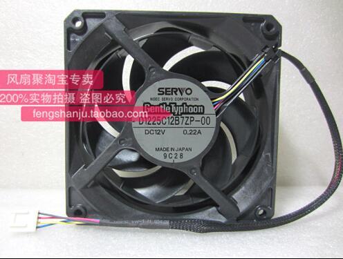 Gentle Typhoon D1225C12B7ZP-00 12V 0.22A 120*120*25MM 4 Line Silent fan