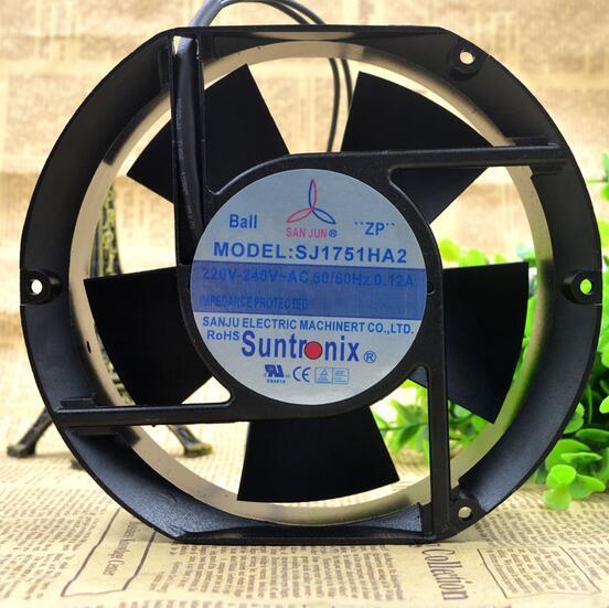 Original three giant SJ 1725HA2 220V 17cm 17251 0.12A high temperature heat radiation fan fan