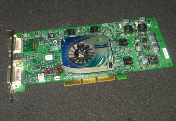 308961-003 308961-001 313285-001 QUADRO4 980XGL AGP 128MB AGP8X Graphics Card Video Board S26361-D1473-V98 GS3 For Workstation XW8000