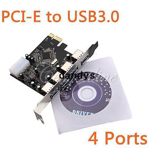 USB 3.0 PCI-e PCI Express to 4 Port VLI USB Hub Controller Card Adapter Converter 5Gbps Free Shipping Wholesale,dandys