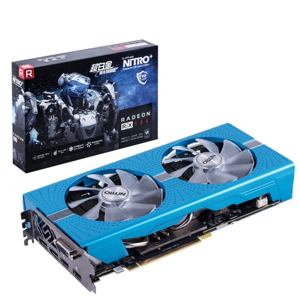 Sapphire RX580 8G Ultra Platinum OC Aurora Special Edition PC Games Discrete Graphics GTX1060 6G