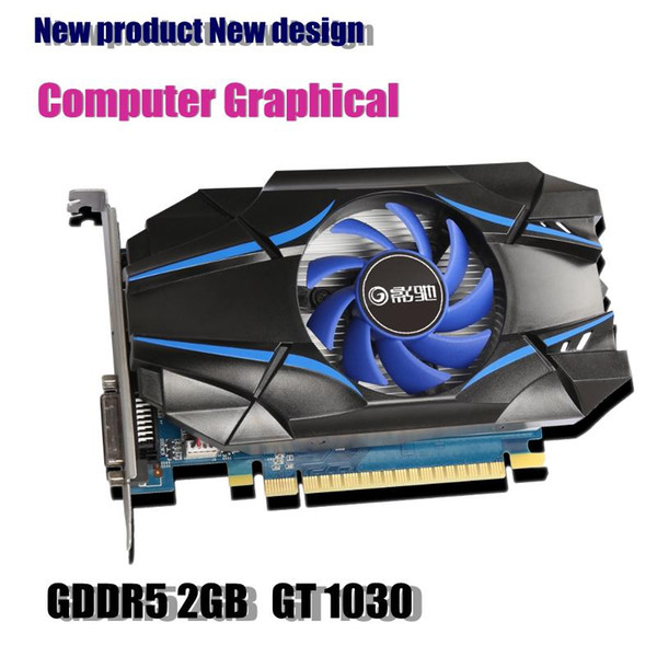 GALAX GAME Graphics card GT 1030 2GB GDDR5 64-bit Video HDMI 2.0b/DVI-D Desktop Computer Card 1080 P