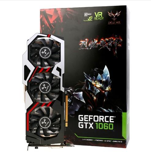 Original Colorful iGame 1060 U - 6GD5 Top 192bit GDDR5 Gaming Graphics Card GeForce GTX 1060 with HDMI / DVI / DP 1.4 Interface