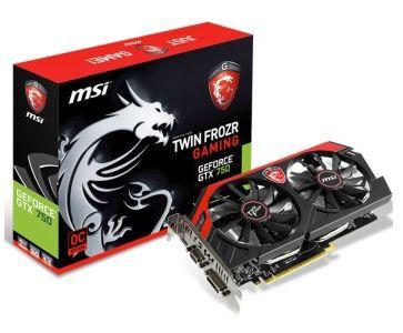 Wholesale-Free shipping MSI GTX 750 GAMING 1G 1085MHz-1163MHz/5010MHZ 1GB/128bit GDDR5 PCI-E graphic card