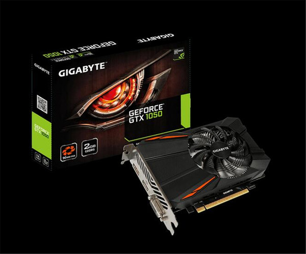 Gigabyte GeForce GTX 1050 D5 2G DDR5 memory (rev1.0 / rev1.1) alone 9CM large fan power cooling motherboard power supply