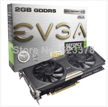 Brand New GTX 770 2GB Dual SC w/ EVGA ACX Cooler 1111-1163 MHZ /7010MHZ 256bit DDR5 Graphics Card free shipping by DHL