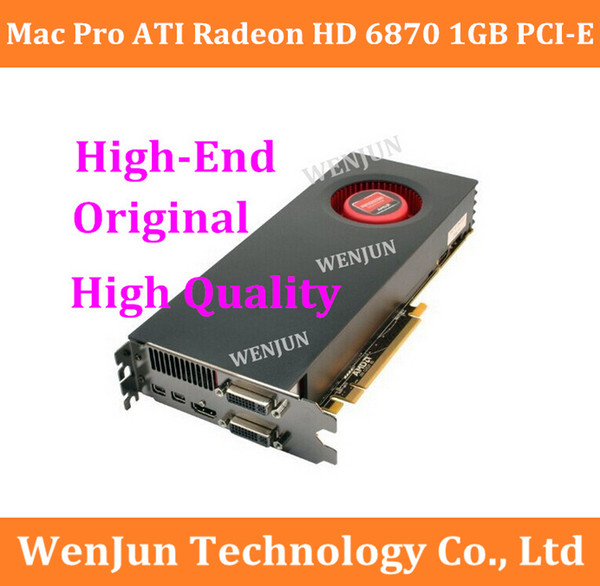 High Quality 100% Original for Mac Pro ATI Radeon HD 6870 1GB PCI-E Video Card macpro high -end graphic card order<$18no track