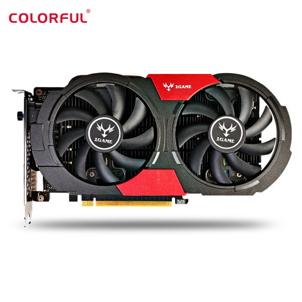 Colorful GTX1050Ti Graphics Card 4GB 128bit GDDR5 HDMI / DP / DVI 768 CUDR Core 7000MHz Support 7680 x 4320