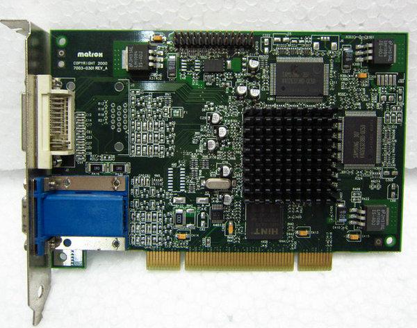 100% working For (Matrox Millennium G450 DVI/VGA PCI 32M )( IBM 2842 04N5092 RS6000)(HP/DELL NVIDIA Quadro NVS400 PCI 64M)