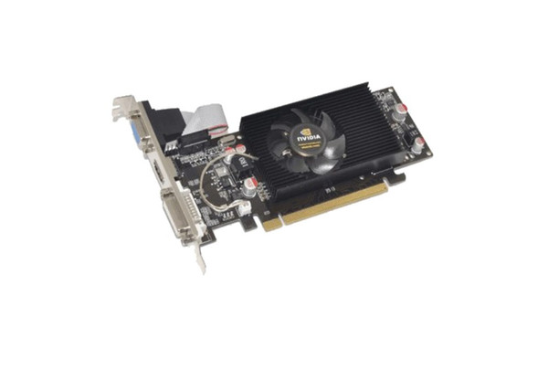 HIYA GT610 1G DDR2 64BIT PCI-E DirectX11 Low High Profile Bracket Graphic Card With HDMI,VGA,DVI-I Interface for small computer case