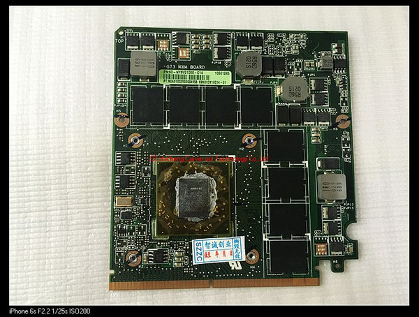 for ASUS G73Jh G73JW series laptop G73 MXM board HD5870M HD 5870M 216-0769008 1G DDR5 graphics video card , fully tested