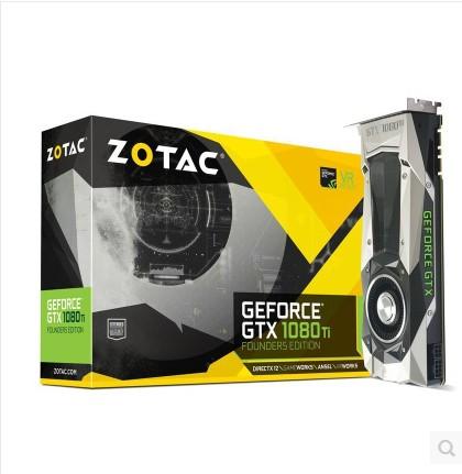 ZOTAC NVIDIA GeForce GTX1080Ti 11GB public version of the graphics card Titan faith lights