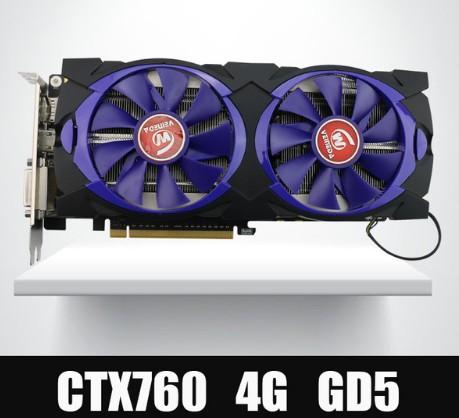 Video Card Veineda Graphic card GTX 760 4G GDDR5 256Bit DVI HDMI InstantKill GTX 1050 ,GTX950 for nVIDIA Geforce gaming