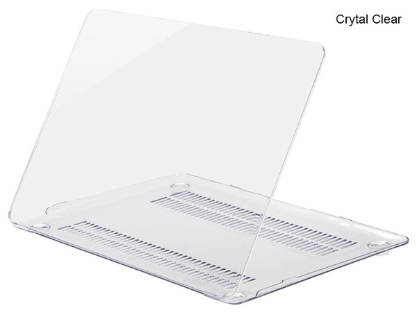 New PC Crystal Clear case cover for Apple Macbook Air Pro Retina 11.6 12 13.3 15.4 inch Touch Bar laptop Cases For Macbook bag