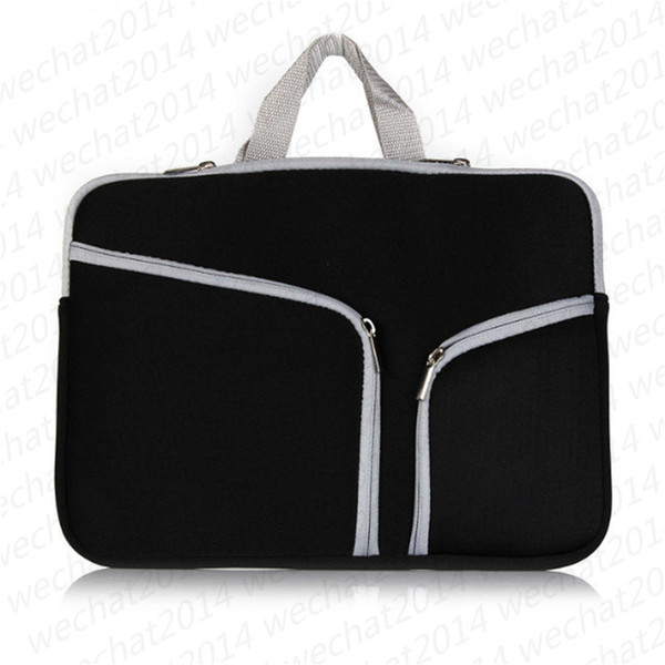 100PCS Soft Zipper Liner Sleeve Hand Bag Case Cover for Apple Macbook Air Pro 11'' 12'' 13