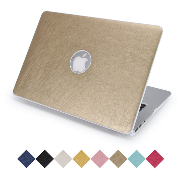 Tip-top Silk PU Leather Ultra Slim Light Weight Hard Case Cover for Apple MacBook Air 13.3